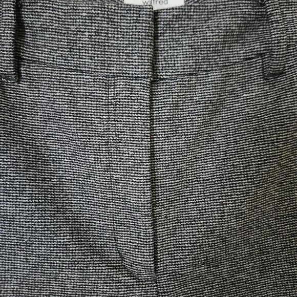 Aritzia Wilfred | Jallade High Rise Wool Cashmere Crop Trouser Pant - Size 4 - Picture 5 of 12